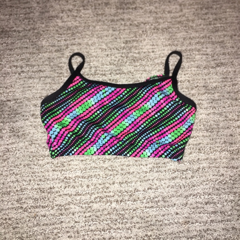 Girls DANSKIN sports bra.